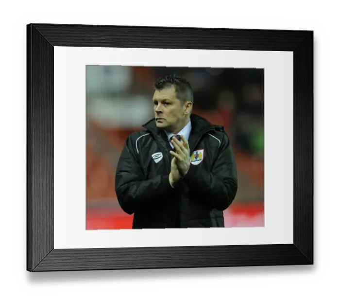 Framed Print : Steve Cotterill Leads Bristol City Against Gillingham in Johnstone's Paint Trophy Match, 2015 Framed Print : Steve Cotterill Leads Bristol City Against Gillingham in Johnstone's Paint Trophy Match, 2015