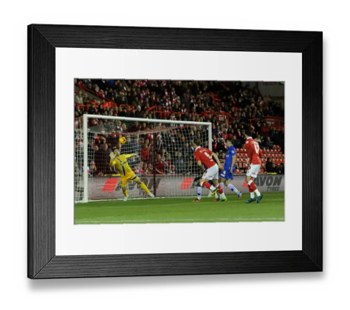 Framed Print : Matt Smith's Close Call: Bristol City vs. Gillingham, 2015 Framed Print : Matt Smith's Close Call: Bristol City vs. Gillingham, 2015