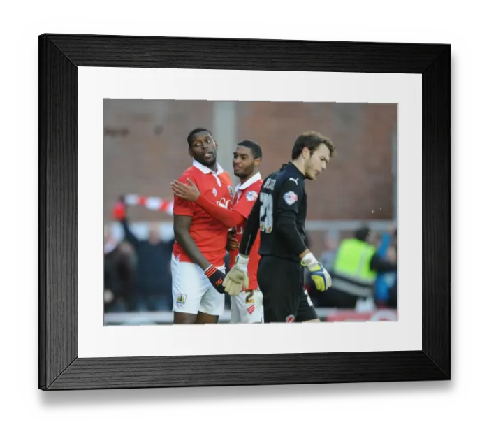 Framed Print : Jay Emmanuel-Thomas's Goal Ecstasy vs Chris Maxwell's Despair: A Moment from the Pitch - Bristol City vs Fleetwood Town, Sky Bet League One Framed Print : Jay Emmanuel-Thomas's Goal Ecstasy vs Chris Maxwell's Despair: A Moment from the Pitch - Bristol City vs Fleetwood Town, Sky Bet League One