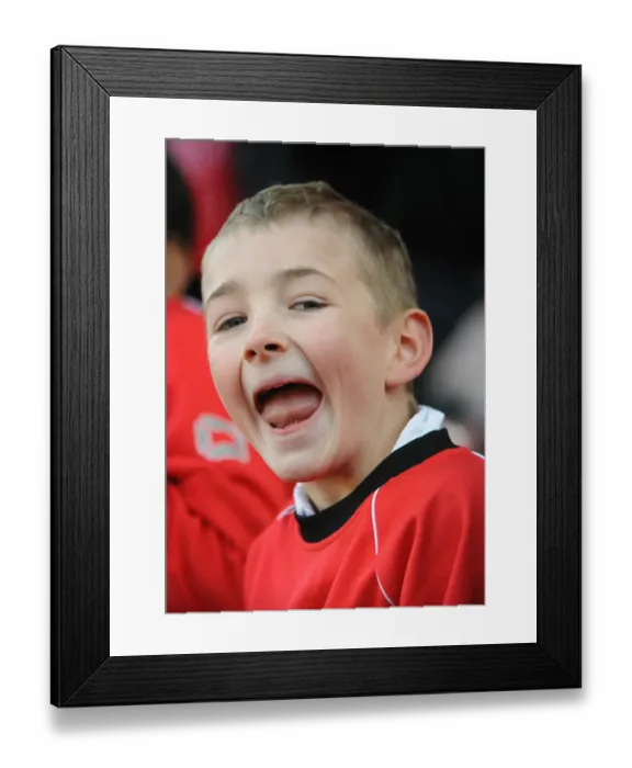 Framed Print : Intense Football Moment at Ashton Gate: Bristol City vs Fleetwood Town, Sky Bet League One