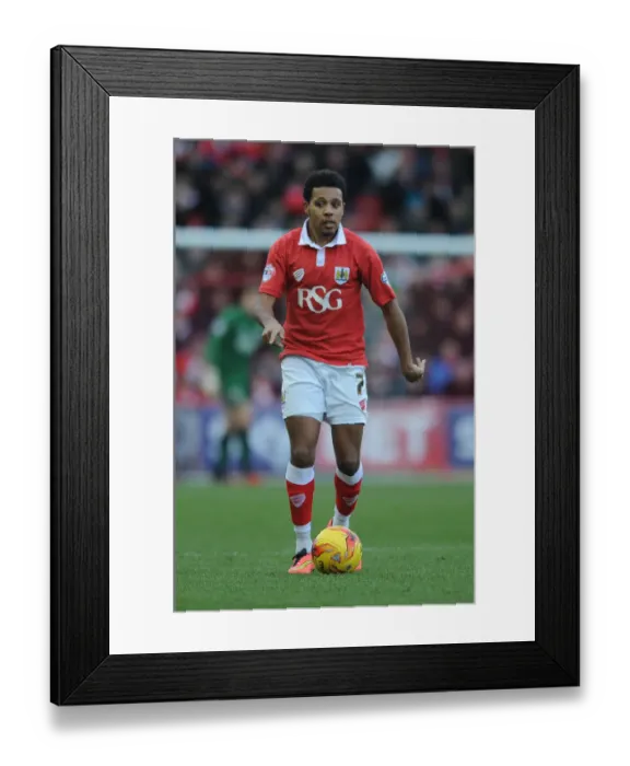 Framed Print : Bristol City's Korey Smith in Action Against Fleetwood Town, Sky Bet League One, Ashton Gate - 01 / 02 / 2015 Framed Print : Bristol City's Korey Smith in Action Against Fleetwood Town, Sky Bet League One, Ashton Gate - 01 / 02 / 2015