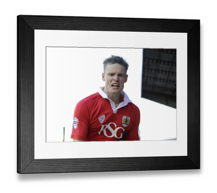 Framed Print : Thrilling Moment: Matt Smith's Goal for Bristol City vs. Fleetwood Town at Ashton Gate, 2015 Framed Print : Thrilling Moment: Matt Smith's Goal for Bristol City vs. Fleetwood Town at Ashton Gate, 2015