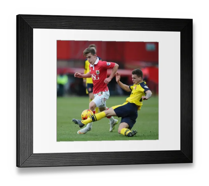 Framed Print : Battling for Supremacy: Bryan vs. Forbes in the Thrilling Bristol City vs. Fleetwood Town Clash Framed Print : Battling for Supremacy: Bryan vs. Forbes in the Thrilling Bristol City vs. Fleetwood Town Clash