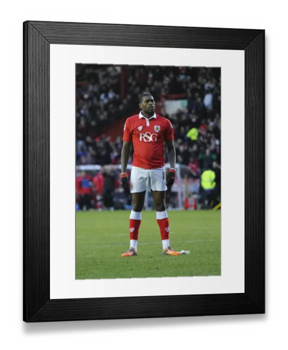 Framed Print : Jay Emmanuel-Thomas Scores the Thrilling Winning Goal for Bristol City Against Fleetwood Town in Sky Bet League One at Ashton Gate Framed Print : Jay Emmanuel-Thomas Scores the Thrilling Winning Goal for Bristol City Against Fleetwood Town in Sky Bet League One at Ashton Gate