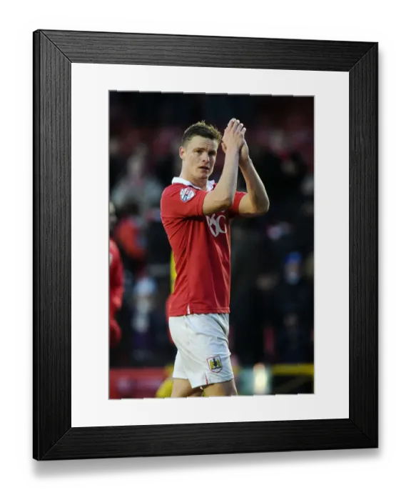 Framed Print : Matt Smith in Action: Bristol City vs Fleetwood Town, Ashton Gate, January 2015 Framed Print : Matt Smith in Action: Bristol City vs Fleetwood Town, Ashton Gate, January 2015