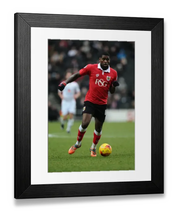 Framed Print : Jay Emmanuel-Thomas in Action: Bristol City vs. MK Dons, February 2015 - Football Milestone Moment Framed Print : Jay Emmanuel-Thomas in Action: Bristol City vs. MK Dons, February 2015 - Football Milestone Moment