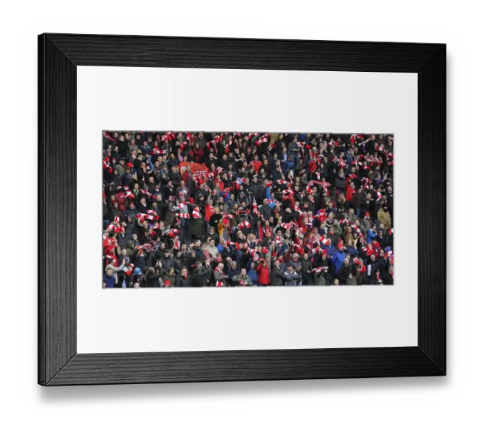 Framed Print : Five Thousand Fans in Bristol City Scarves: A Sea of Supporters at MK Dons Stadium Framed Print : Five Thousand Fans in Bristol City Scarves: A Sea of Supporters at MK Dons Stadium