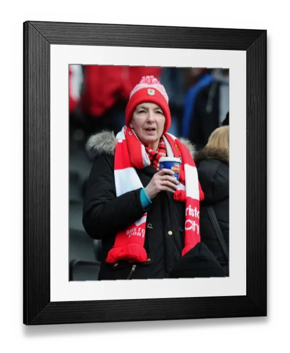 Framed Print : Unwavering Passion of Bristol City Fans at MK Dons vs. Bristol City (February 7, 2015) Framed Print : Unwavering Passion of Bristol City Fans at MK Dons vs. Bristol City (February 7, 2015)