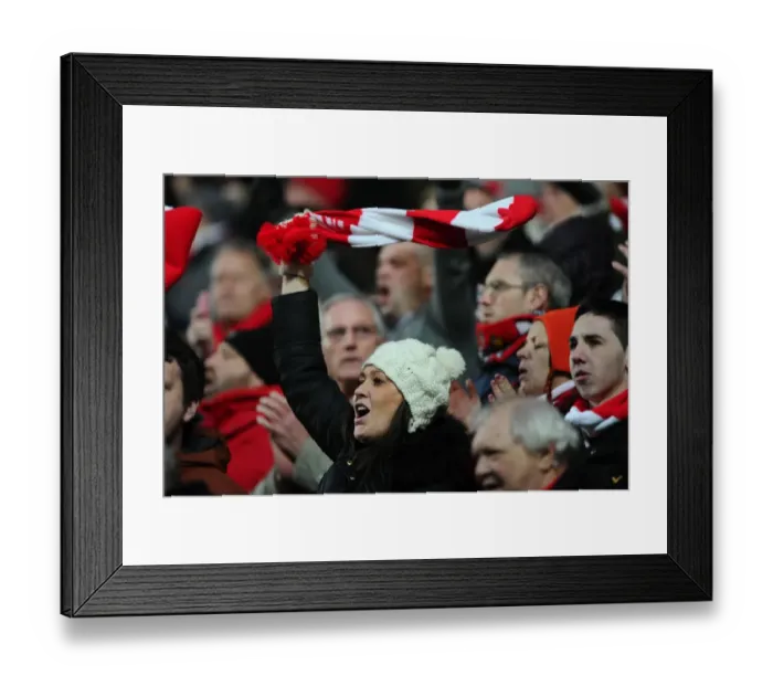 Framed Print : Sea of Scarves: A Unified Display of Bristol City Fans at Stadium MK Framed Print : Sea of Scarves: A Unified Display of Bristol City Fans at Stadium MK