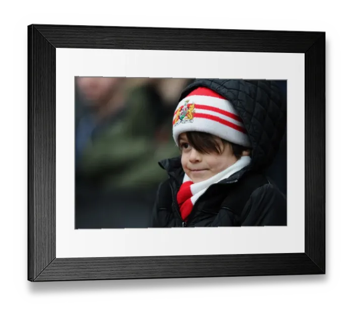 Framed Print : Unwavering Support: Bristol City Fans at MK Dons vs. Bristol City, Sky Bet League One (07.02.2015)