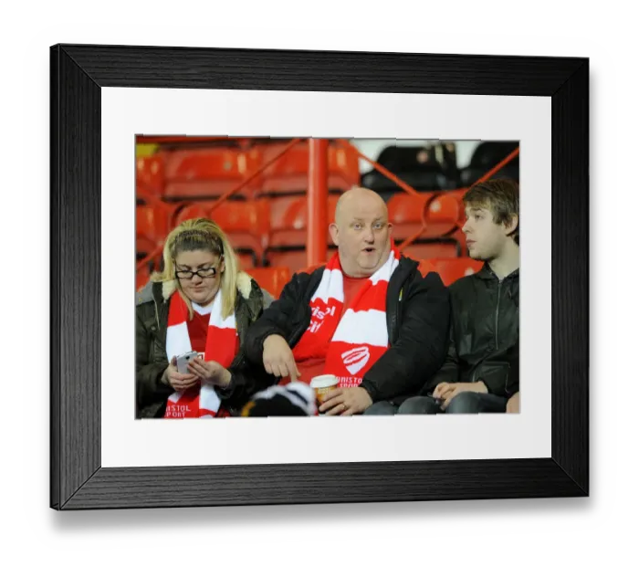 Framed Print : Bristol City Fans in Full Force at Ashton Gate during Sky Bet League One Match against Port Vale Framed Print : Bristol City Fans in Full Force at Ashton Gate during Sky Bet League One Match against Port Vale