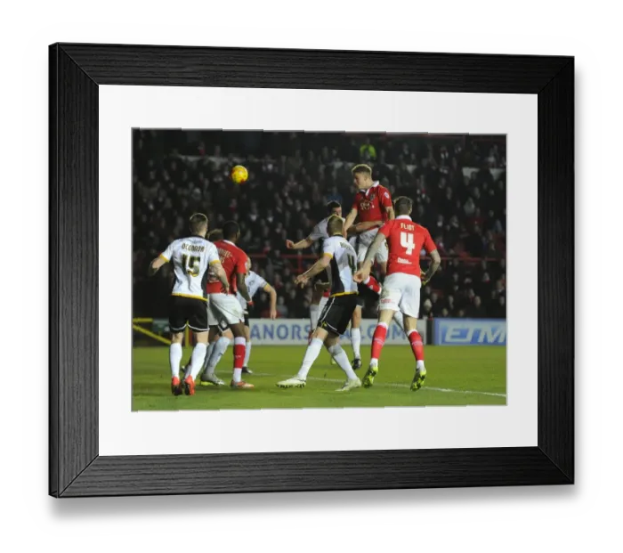 Framed Print : Bristol City vs Port Vale Clash at Ashton Gate - Sky Bet League One (Februndary 10, 2015)