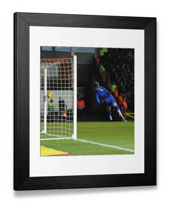 Framed Print : Bristol City's Joe Bryan Scores Stunning Deflected Goal Against Port Vale Framed Print : Bristol City's Joe Bryan Scores Stunning Deflected Goal Against Port Vale
