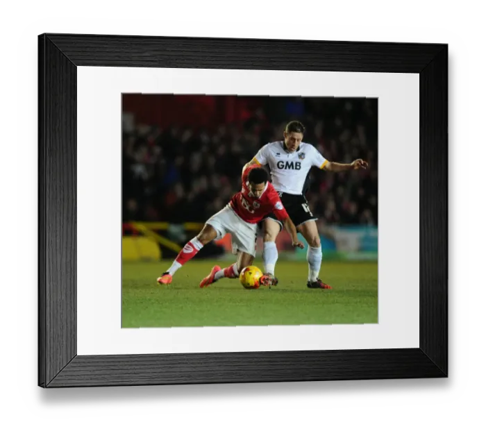 Framed Print : Bristol City vs Port Vale: Korey Smith Foul by Michael Brown