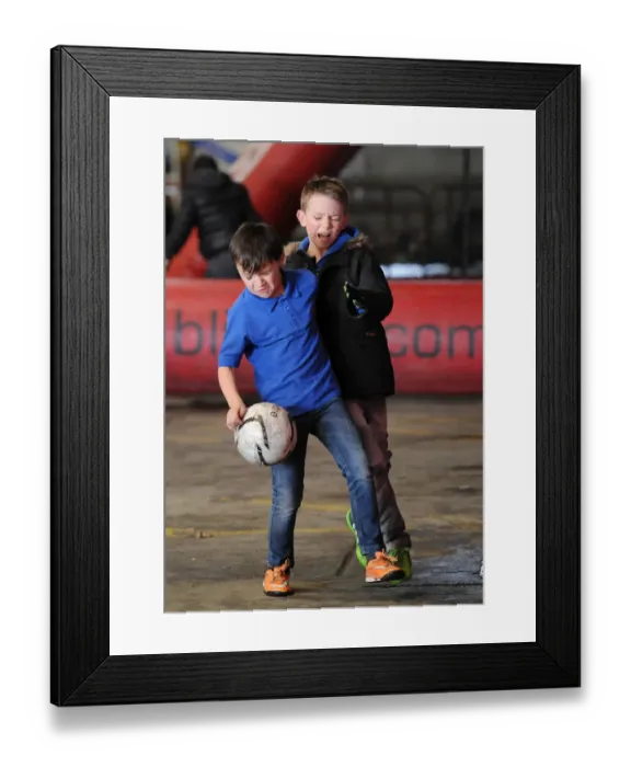 Framed Print : Intense Rivalry: Bristol City vs Sheffield United, Sky Bet League One Clash at Ashton Gate (February 14, 2015)