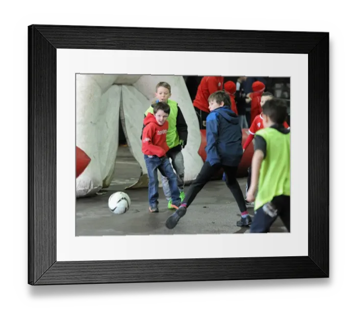 Framed Print : Intense Rivalry: Bristol City vs Sheffield United, 2015 - Football Showdown at Ashton Gate