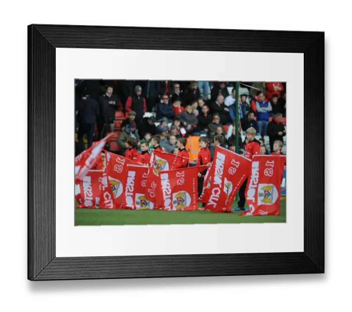 Framed Print : Intense Rivalry: Bristol City vs Sheffield United, Ashton Gate, 2015