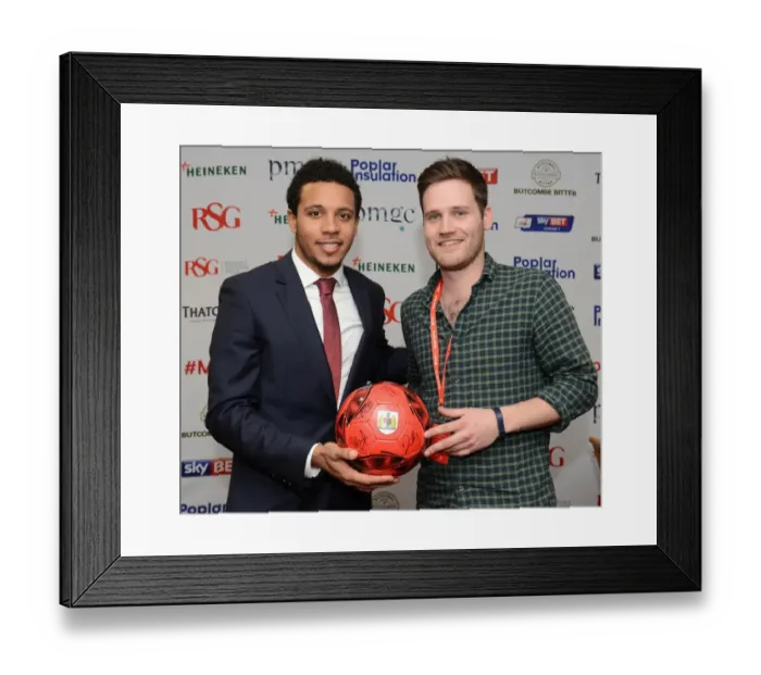 Framed Print : Man of the Match: Dougie Allward's Award, Bristol City vs. Sheffield United, Ashton Gate, 14.02.2015 Framed Print : Man of the Match: Dougie Allward's Award, Bristol City vs. Sheffield United, Ashton Gate, 14.02.2015