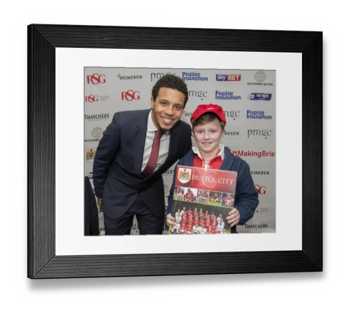 Framed Print : Bristol City's Man of the Match Honored Against Sheffield United, 14 / 02 / 2015 Framed Print : Bristol City's Man of the Match Honored Against Sheffield United, 14 / 02 / 2015