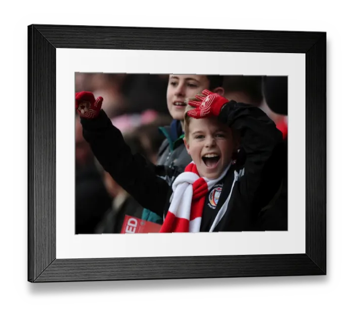 Framed Print : Intense Rivalry: Bristol City vs Sheffield United, February 14, 2015 (Ashton Gate)