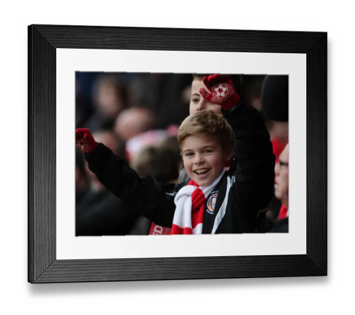 Framed Print : Intense Rivalry: Bristol City vs Sheffield United Showdown at Ashton Gate, February 14, 2015 - Football Battle