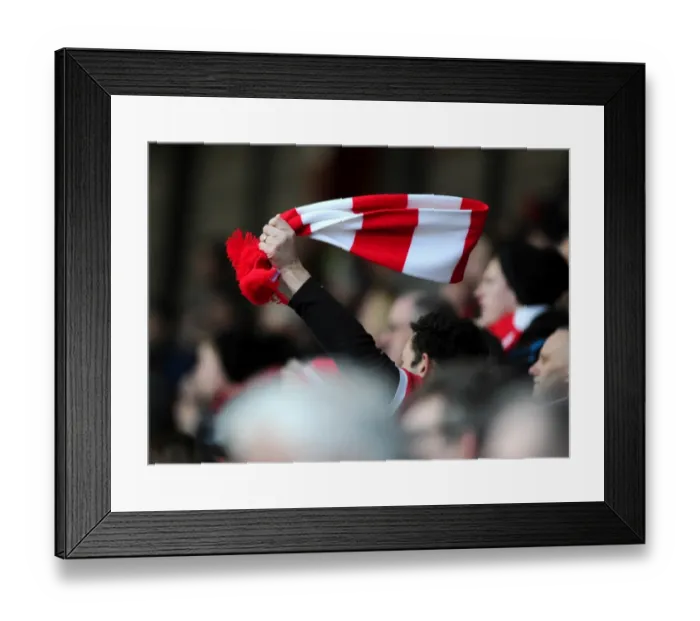 Framed Print : Bristol City vs Sheffield United: Intense Football Action at Ashton Gate, 14 / 02 / 2015