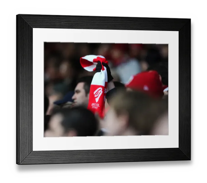 Framed Print : Intense Rivalry: Bristol City vs Sheffield United, Sky Bet League One Clash at Ashton Gate (February 14, 2015)
