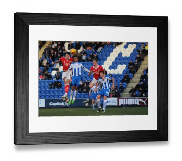 Framed Print : Aden Flint Scores for Bristol City: Thrilling Moment at Colchester United's Community Stadium Framed Print : Aden Flint Scores for Bristol City: Thrilling Moment at Colchester United's Community Stadium
