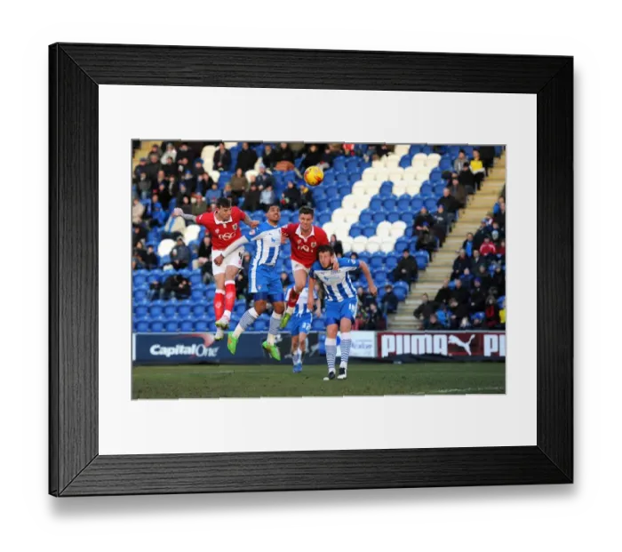 Framed Print : Aden Flint Scores the Game-Winning Goal for Bristol City against Colchester United, 2015 Framed Print : Aden Flint Scores the Game-Winning Goal for Bristol City against Colchester United, 2015