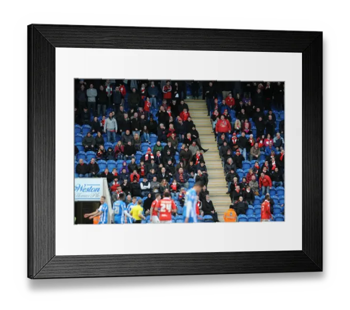 Framed Print : Bristol City Fans at Colchester United's Community Stadium, Sky Bet League One Match, 2015 Framed Print : Bristol City Fans at Colchester United's Community Stadium, Sky Bet League One Match, 2015