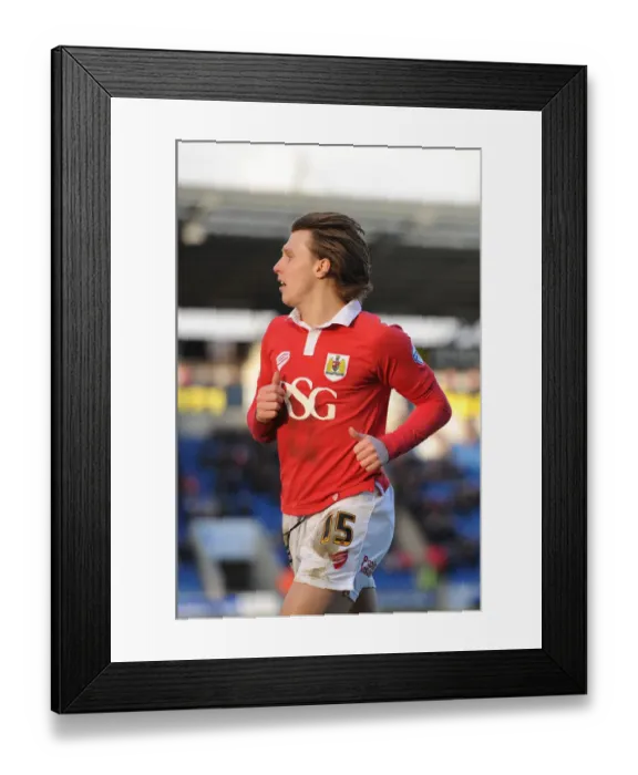 Framed Print : Bristol City's Luke Freeman in Action Against Colchester United, 2015 Framed Print : Bristol City's Luke Freeman in Action Against Colchester United, 2015