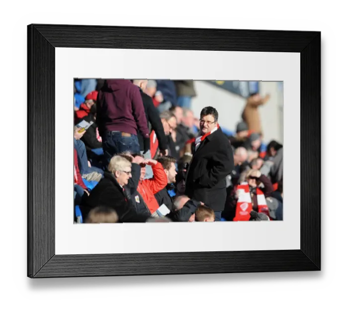 Framed Print : Bristol City's Unstoppable Force: The Intense Battle in Sky Bet League One (February 2015) - Colchester United vs. Bristol City