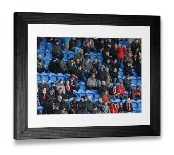 Framed Print : Bristol City's Unwavering Support: Sky Bet League One Showdown against Colchester United (February 2015) Framed Print : Bristol City's Unwavering Support: Sky Bet League One Showdown against Colchester United (February 2015)