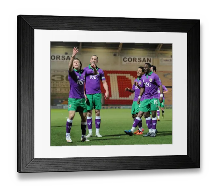 Framed Print : Bristol City's Luke Freeman Scores the Winner: Doncaster Rovers vs. Bristol City, Sky Bet League One (February 2015)