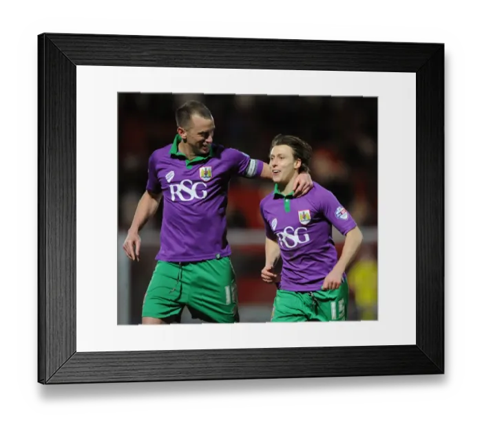 Framed Print : Bristol City's Luke Freeman and Aaron Wilbraham Celebrate Goal vs Doncaster Rovers, February 2015 Framed Print : Bristol City's Luke Freeman and Aaron Wilbraham Celebrate Goal vs Doncaster Rovers, February 2015