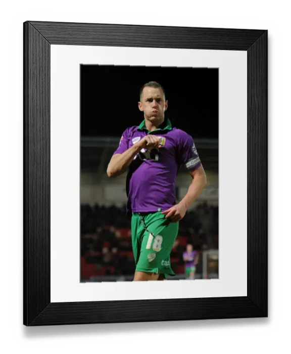 Framed Print : Thrilling Goal Celebration: Aaron Wilbraham Scores for Bristol City against Doncaster Rovers, Sky Bet League One (February 24, 2015) Framed Print : Thrilling Goal Celebration: Aaron Wilbraham Scores for Bristol City against Doncaster Rovers, Sky Bet League One (February 24, 2015)