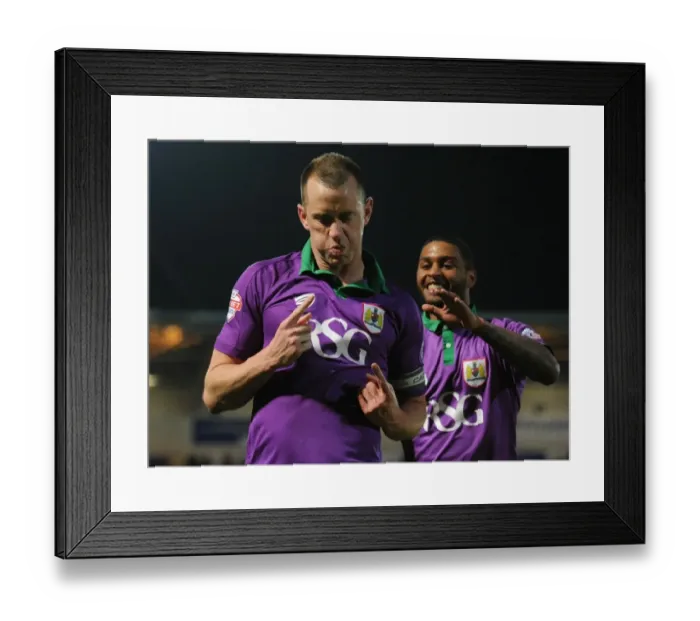 Framed Print : Aaron Wilbraham's Goal Celebration: Doncaster Rovers vs. Bristol City, Sky Bet League One (February 24, 2015) Framed Print : Aaron Wilbraham's Goal Celebration: Doncaster Rovers vs. Bristol City, Sky Bet League One (February 24, 2015)