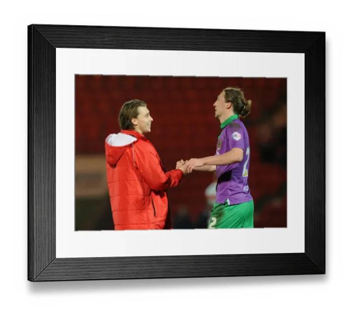Framed Print : Bristol City: Luke Freeman and Luke Ayling Celebrate Thrilling Victory Over Doncaster Rovers Framed Print : Bristol City: Luke Freeman and Luke Ayling Celebrate Thrilling Victory Over Doncaster Rovers
