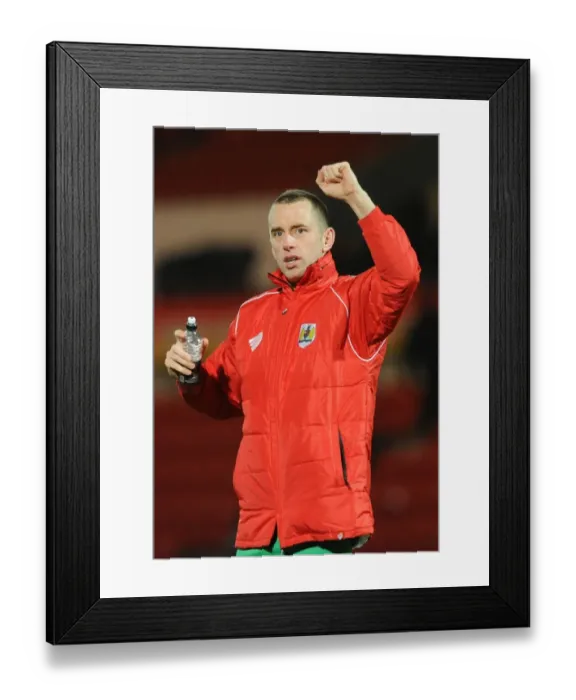 Framed Print : Aaron Wilbraham's Winning Goal: Doncaster Rovers vs. Bristol City, 2015