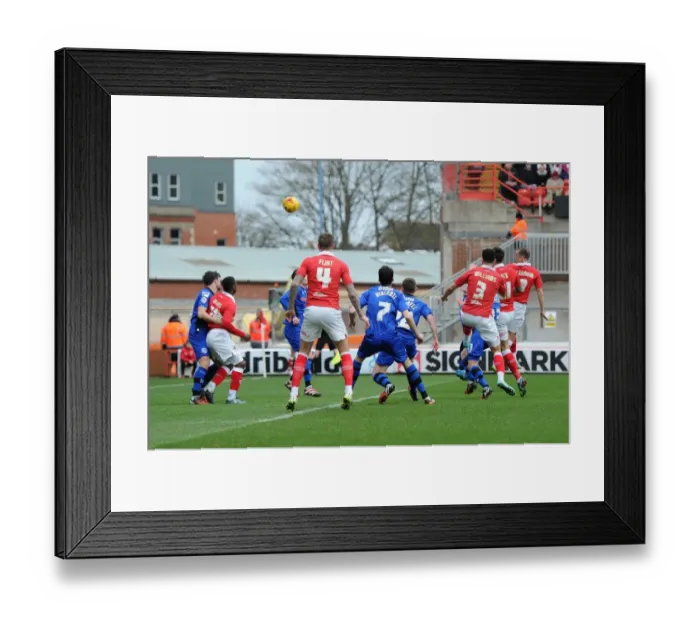 Framed Print : Aaron Wilbraham Scores the Dramatic Winning Goal for Bristol City Against Rochdale in Sky Bet League One Framed Print : Aaron Wilbraham Scores the Dramatic Winning Goal for Bristol City Against Rochdale in Sky Bet League One
