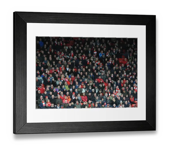 Framed Print : Bristol City Fans in Full Force at Ashton Gate during Sky Bet League One Match against Rochdale, 2015