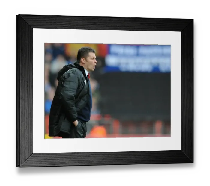 Framed Print : Steve Cotterill Leads Bristol City Against Rochdale, Sky Bet League One, 2015 Framed Print : Steve Cotterill Leads Bristol City Against Rochdale, Sky Bet League One, 2015