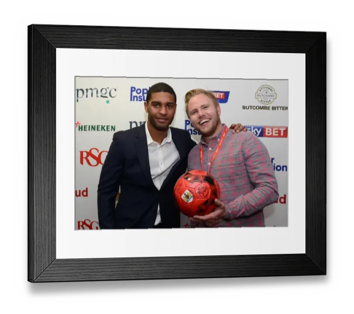 Framed Print : Man of the Match: Bristol City vs Rochdale AFC, Ashton Gate, 2015