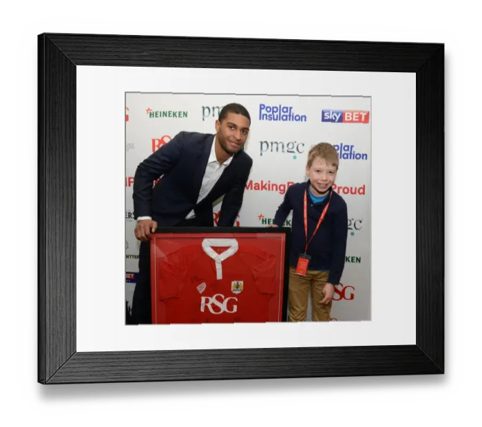 Framed Print : Bristol City Football Club: Man of the Match Presentation vs Rochdale AFC - 28th February 2015, Ashton Gate Framed Print : Bristol City Football Club: Man of the Match Presentation vs Rochdale AFC - 28th February 2015, Ashton Gate