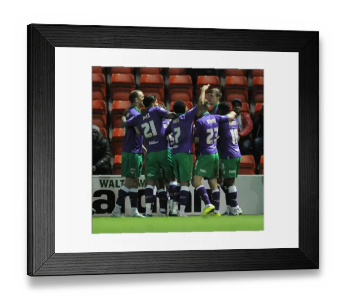 Framed Print : Aden Flint's Thrilling Goal: Bristol City's Victory Celebration vs. Leyton Orient (Sky Bet League One, 03.03.2015) Framed Print : Aden Flint's Thrilling Goal: Bristol City's Victory Celebration vs. Leyton Orient (Sky Bet League One, 03.03.2015)