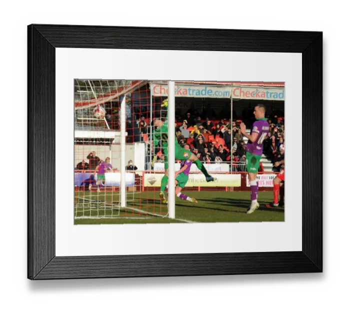 Framed Print : Luke Ayling Scores Game-Winning Goal for Bristol City against Crawley Town, March 2015