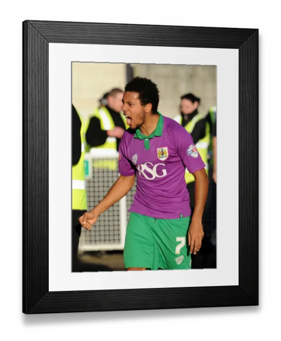 Framed Print : Bristol City Celebrate Luke Aylings Goal Against Crawley Town, Sky Bet League One, March 7, 2015 Framed Print : Bristol City Celebrate Luke Aylings Goal Against Crawley Town, Sky Bet League One, March 7, 2015