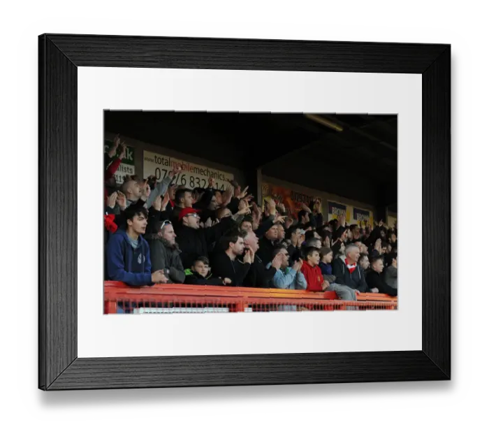Framed Print : Bristol City Fans in Full Force at Sky Bet League One Match, March 2015 Framed Print : Bristol City Fans in Full Force at Sky Bet League One Match, March 2015