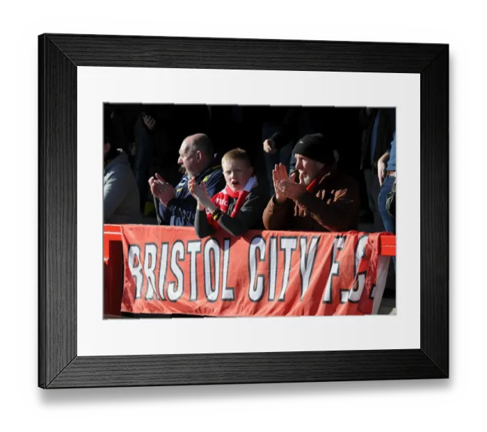 Framed Print : Passionate Moments: Bristol City Fans in Action at Broadfield Stadium, Sky Bet League One Match, March 2015 Framed Print : Passionate Moments: Bristol City Fans in Action at Broadfield Stadium, Sky Bet League One Match, March 2015