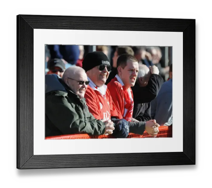 Framed Print : Bristol City Fans in Full Force at Crawley Town's Broadfield Stadium, Sky Bet League One Match, 07-03-2015 Framed Print : Bristol City Fans in Full Force at Crawley Town's Broadfield Stadium, Sky Bet League One Match, 07-03-2015